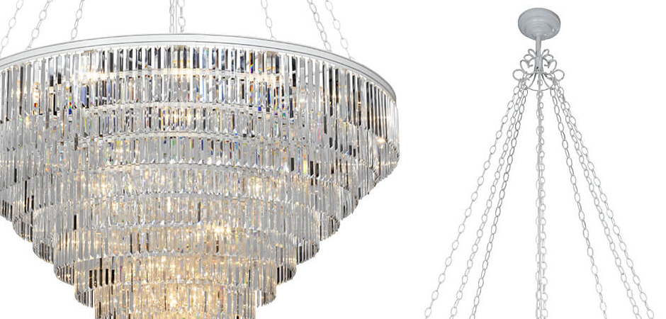 Большая Многоярусная люстра ODEON CLEAR GLASS 11-TIER диаметр 160 см Большая Многоярусная люстра ODEON CLEAR GLASS 11-TIER диаметр 160 см - Loft-Concept в Орле