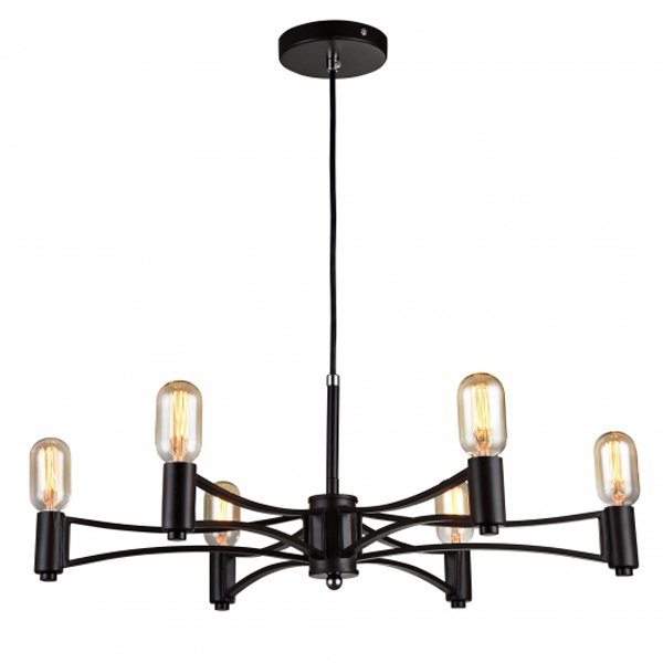 Люстра Loft Droplet Chandelier 6 Черный в Орле | Loft Concept 