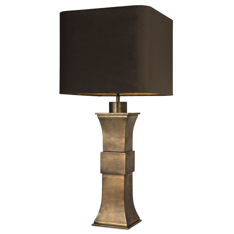 Настольная лампа Eichholtz Table Lamp Avia Латунь Античная полированная Черный Настольная лампа Eichholtz Table Lamp Avia Латунь Античная полированная Черный в Орле | Loft Concept