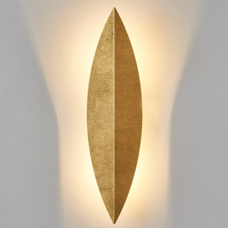 Art Deco Leaf Wall Lamp Gold Золотой Art Deco Leaf Wall Lamp Gold Золотой в Орле | Loft Concept
