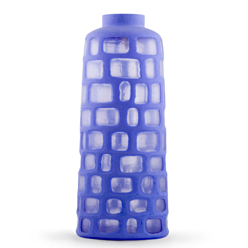 Ваза Blue Cells Vase Светло-синий Прозрачный Ваза Blue Cells Vase Светло-синий Прозрачный в Орле | Loft Concept