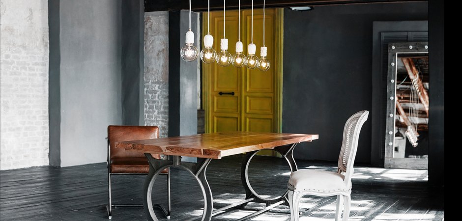 Подвесной светильник BETON RIB Подвесной светильник BETON RIB - Loft-Concept в Орле