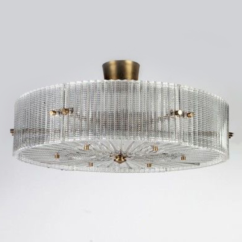 Потолочный светильник Cillian Ceiling Lamp Латунь Прозрачный Потолочный светильник Cillian Ceiling Lamp Латунь Прозрачный в Орле | Loft Concept