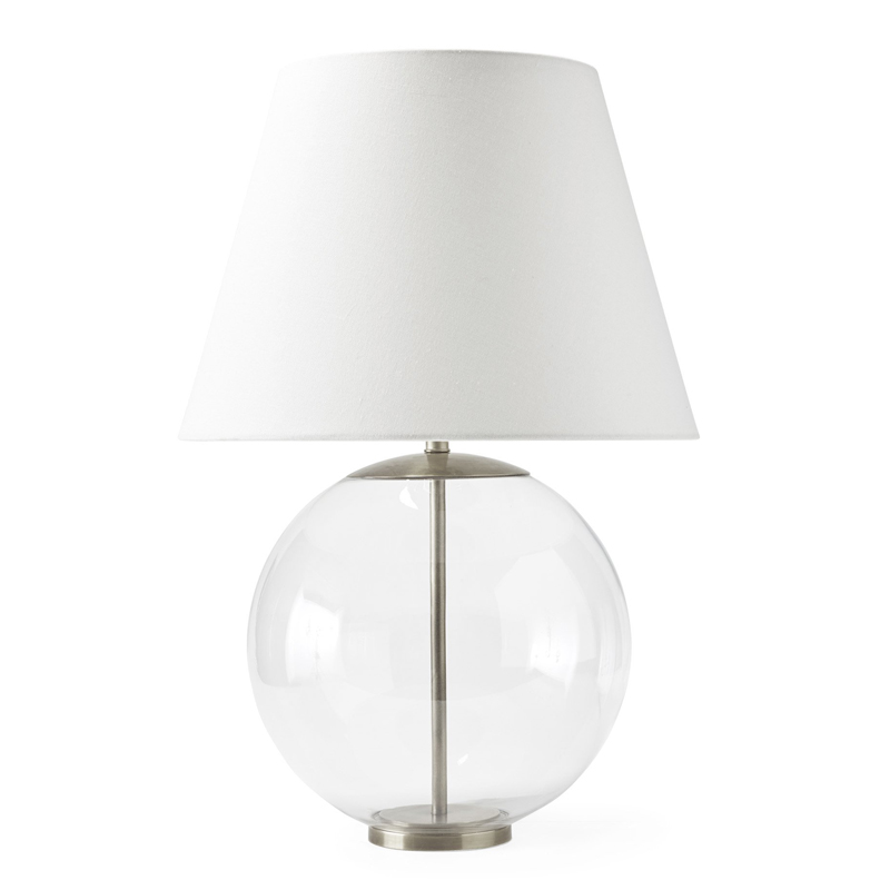 Настольная лампа Emory Table Lamp Nickel Никель Прозрачный (Transparent) Настольная лампа Emory Table Lamp Nickel Никель Прозрачный (Transparent) в Орле | Loft Concept