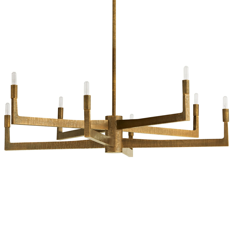 Люстра Arteriors GRIFF CHANDELIER Золотой Латунь Люстра Arteriors GRIFF CHANDELIER Золотой Латунь в Орле | Loft Concept