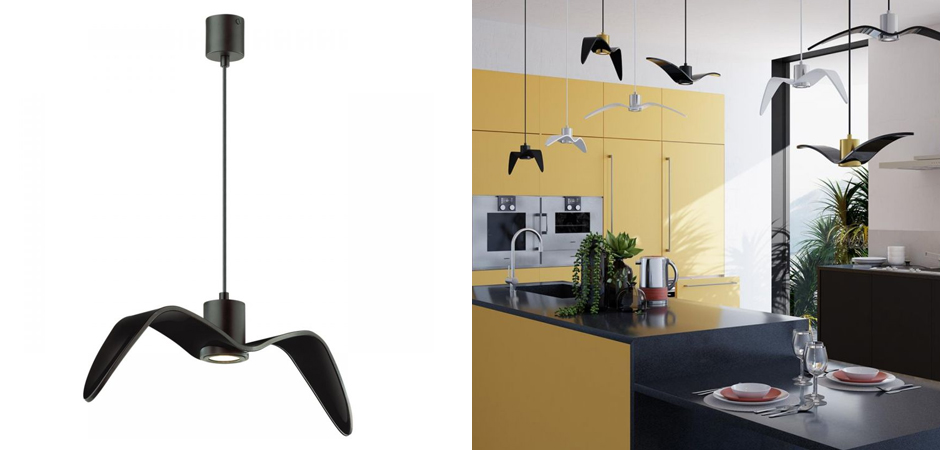 Подвесной светильник Seagull черный Подвесной светильник Seagull черный - Loft-Concept в Орле