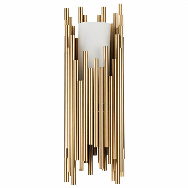 Бра Brubeck Brass Delightfull Wall Lamp Латунь Белое матовое стекло Бра Brubeck Brass Delightfull Wall Lamp Латунь Белое матовое стекло в Орле | Loft Concept