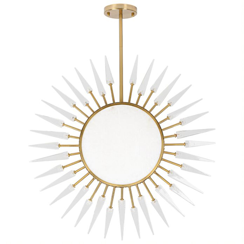 Люстра Chandelier Sun with thorns Золотой в Орле | Loft Concept 