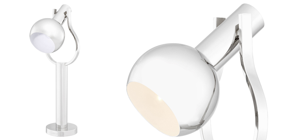 Настольная лампа Eichholtz Table Lamp Jaques Nickel Настольная лампа Eichholtz Table Lamp Jaques Nickel - Loft-Concept в Орле
