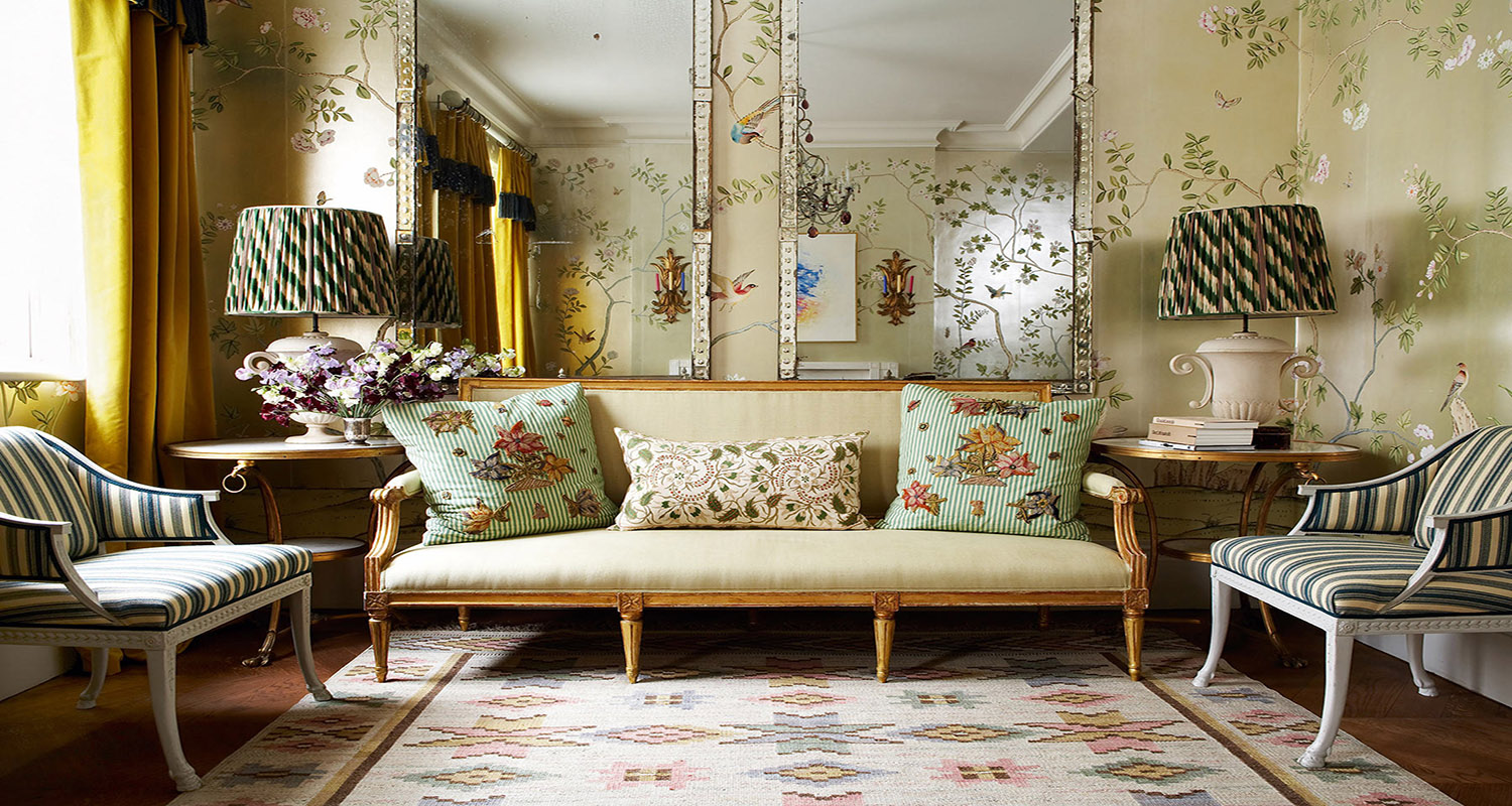 Обои ручная роспись Badminton 12 Carat White Gold - фото №1