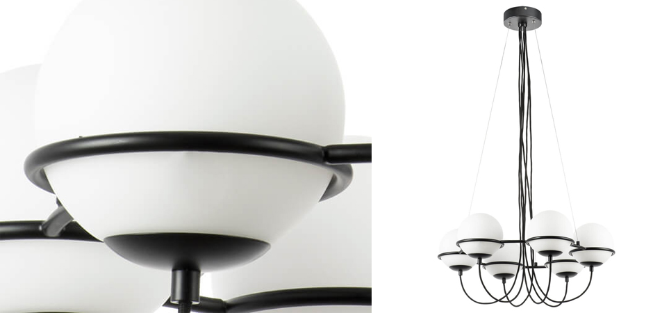 Люстра Melissa Chandelier Black 6 Люстра Melissa Chandelier Black 6 - Loft-Concept в Орле