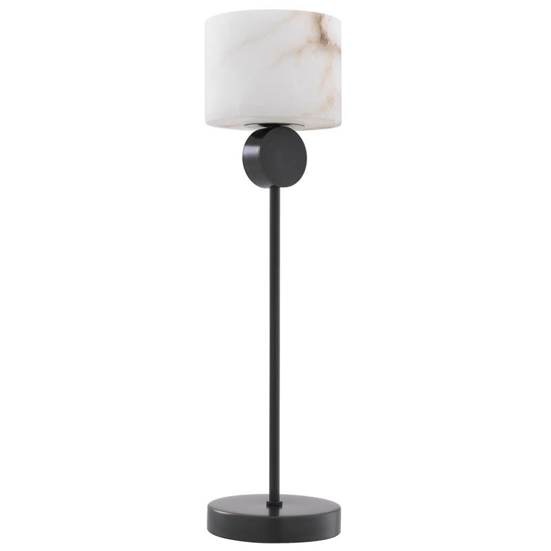 Настольная лампа Eichholtz Table Lamp Etruscan Bronze Темная бронза Белый Настольная лампа Eichholtz Table Lamp Etruscan Bronze Темная бронза Белый в Орле | Loft Concept