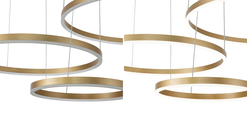 Подвесной светильник Neo Circles Triple Gold Подвесной светильник Neo Circles Triple Gold - Loft-Concept в Орле