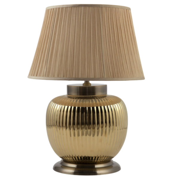 Настольная лампа Fluted Gold Настольная лампа Fluted Gold в Орле | Loft Concept