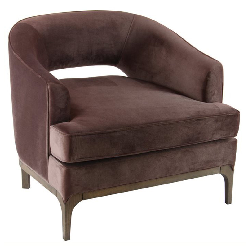 Кресло Jargini Chair velour Бургундский красный Кресло Jargini Chair velour Бургундский красный в Орле | Loft Concept