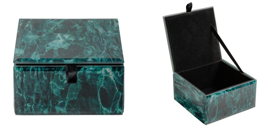 Шкатулка Turquoise Smoke Cube Шкатулка Turquoise Smoke Cube - Loft-Concept в Орле