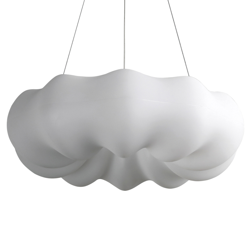 Подвесной светильник светодиодный из стали с пультом Cloudy Light White Белый в Орле | Loft Concept 