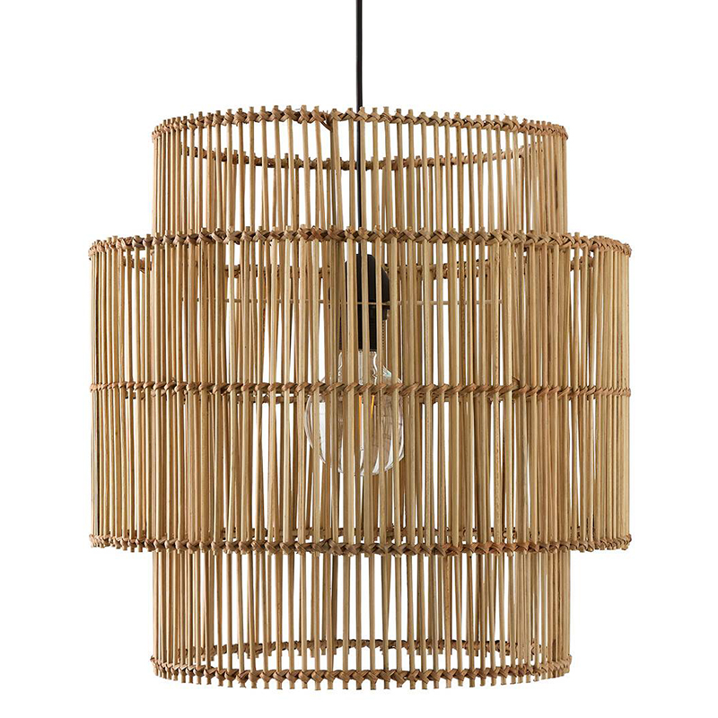 Подвесной светильник Larsen Wicker Bamboo Бежевый Подвесной светильник Larsen Wicker Bamboo Бежевый в Орле | Loft Concept