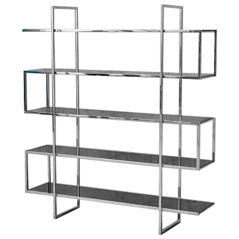 Стеллаж Maze Rack Прозрачный черный Хром Стеллаж Maze Rack Прозрачный черный Хром в Орле | Loft Concept