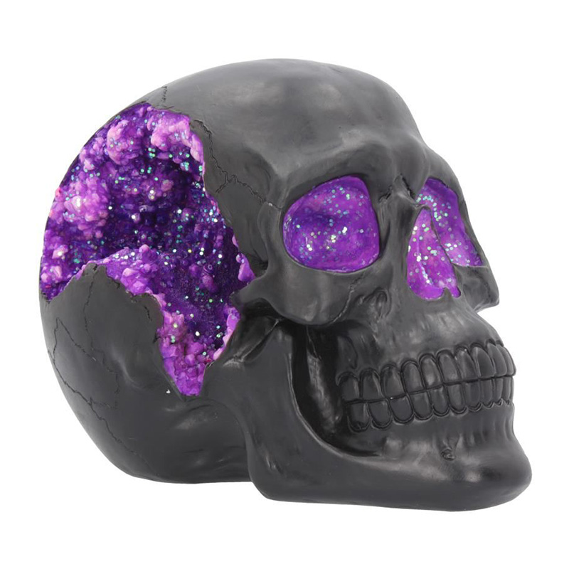 Статуэтка Druza Skull Черный Фиолетовый Статуэтка Druza Skull Черный Фиолетовый в Орле | Loft Concept