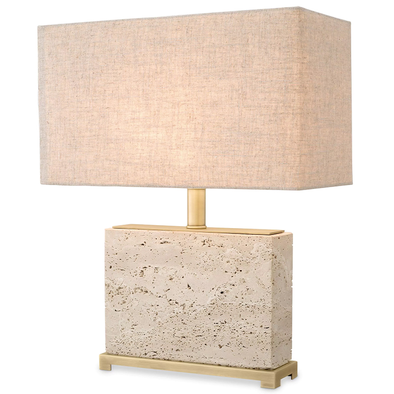 Настольная лампа Eichholtz Table Lamp Newton S Латунь Бежево-серый Настольная лампа Eichholtz Table Lamp Newton S Латунь Бежево-серый в Орле | Loft Concept