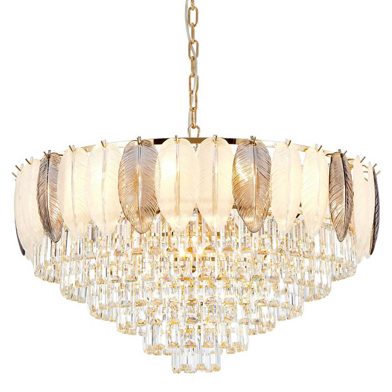 Люстра Crystal in Petals Chandelier 79 Глянцевое золото Люстра Crystal in Petals Chandelier 79 Глянцевое золото в Орле | Loft Concept