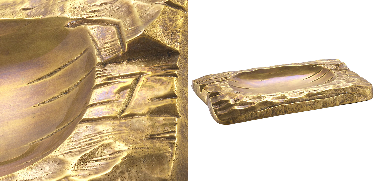 Поднос Eichholtz Tray Chiasso Brass - фото №1