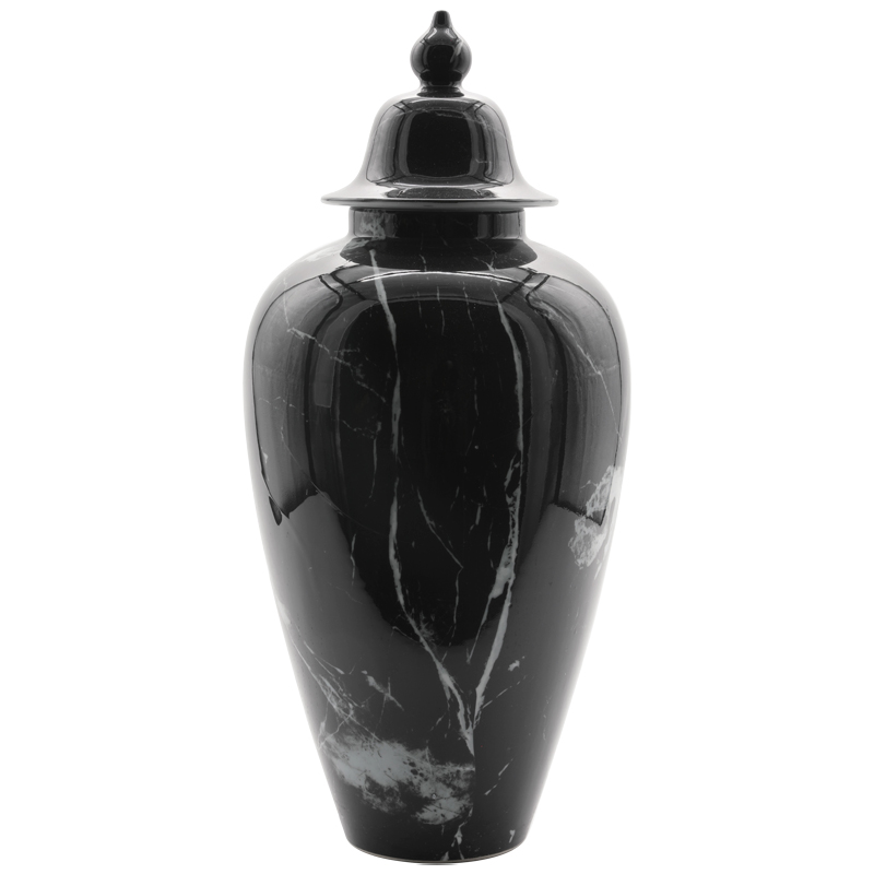 Ваза настольная Black Marbel Черный Ваза настольная Black Marbel Черный в Орле | Loft Concept