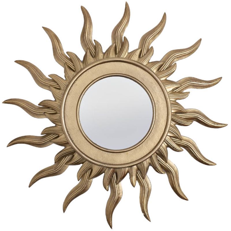 Зеркало настенное Bright sun Золотой Зеркало Зеркало настенное Bright sun Золотой Зеркало в Орле | Loft Concept