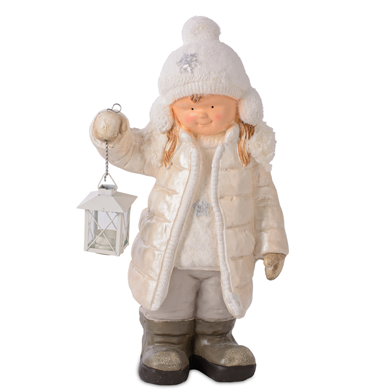 Статуэтка Winter Girl Бежевый Статуэтка Winter Girl Бежевый в Орле | Loft Concept