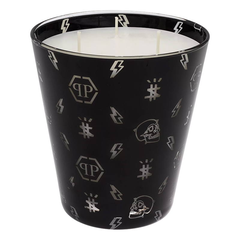 Свеча Philipp Plein Candle Monogram M Черный Белый Свеча Philipp Plein Candle Monogram M Черный Белый в Орле | Loft Concept