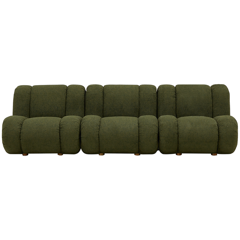Модульный диван Erasmus Modular Sofa Green Зеленый Коричневый Модульный диван Erasmus Modular Sofa Green Зеленый Коричневый в Орле | Loft Concept