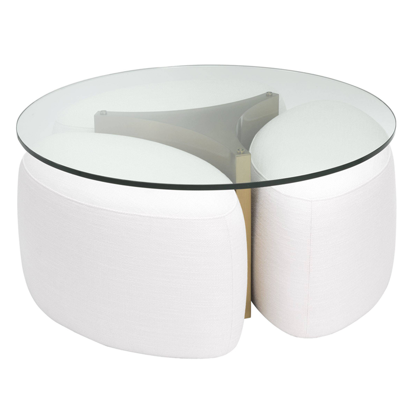 Кофейный стол Eichholtz Coffee Table Modus brass Белый Прозрачный Латунь Античная полированная Кофейный стол Eichholtz Coffee Table Modus brass Белый Прозрачный Латунь Античная полированная в Орле | Loft Concept