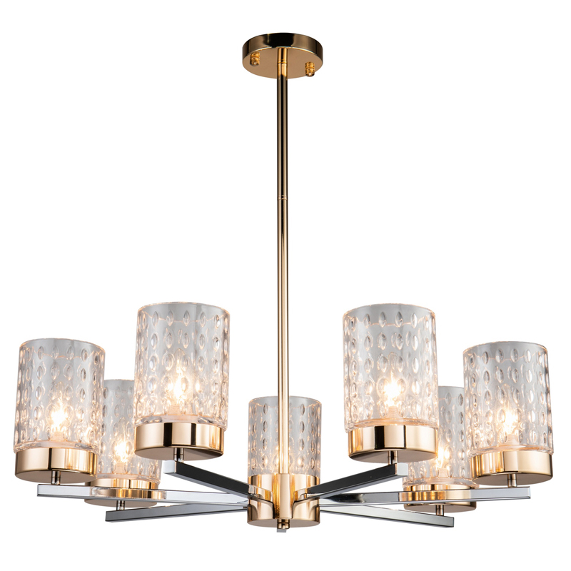 Люстра Didian Chandelier 80 Глянцевое золото Хром Прозрачный Люстра Didian Chandelier 80 Глянцевое золото Хром Прозрачный в Орле | Loft Concept