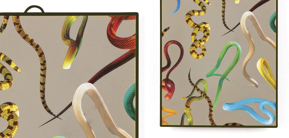 Зеркало Seletti Mirror Medium Snakes Зеркало Seletti Mirror Medium Snakes - Loft-Concept в Орле