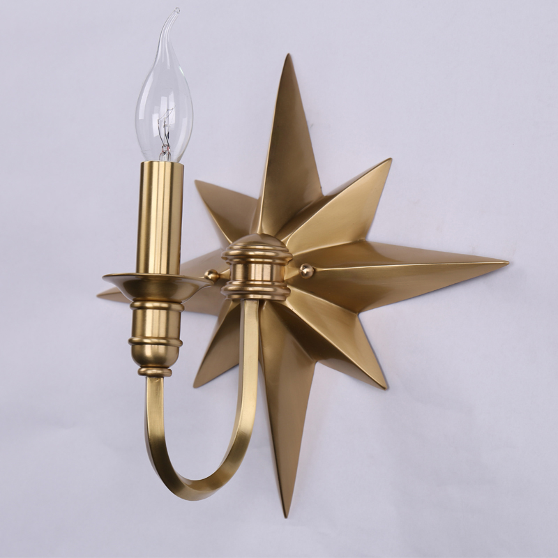 Бра Base Star Wall lamp Single Латунь Бра Base Star Wall lamp Single Латунь в Орле | Loft Concept