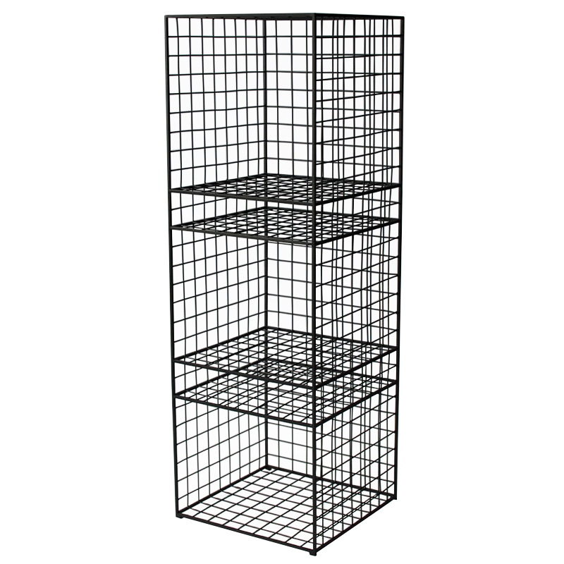 Стеллаж Higgs Industrial Metal Rust Rack Черный Стеллаж Higgs Industrial Metal Rust Rack Черный в Орле | Loft Concept