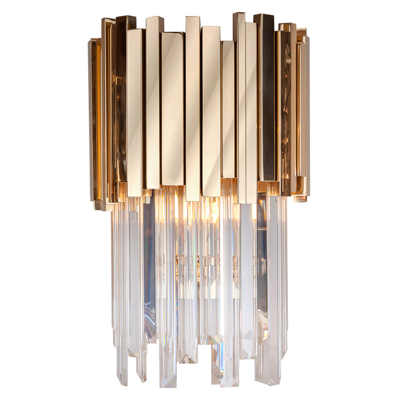 Бра Luxxu Modern Cascade Wall Lamp Gold 40 Золотой Прозрачное Стекло Бра Luxxu Modern Cascade Wall Lamp Gold 40 Золотой Прозрачное Стекло в Орле | Loft Concept