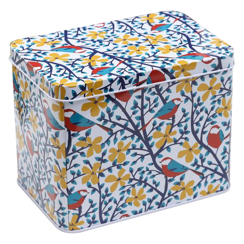 Шкатулка металлическая Birds and Bloom Colorful Metal Tea Box Мульти Шкатулка металлическая Birds and Bloom Colorful Metal Tea Box Мульти в Орле | Loft Concept