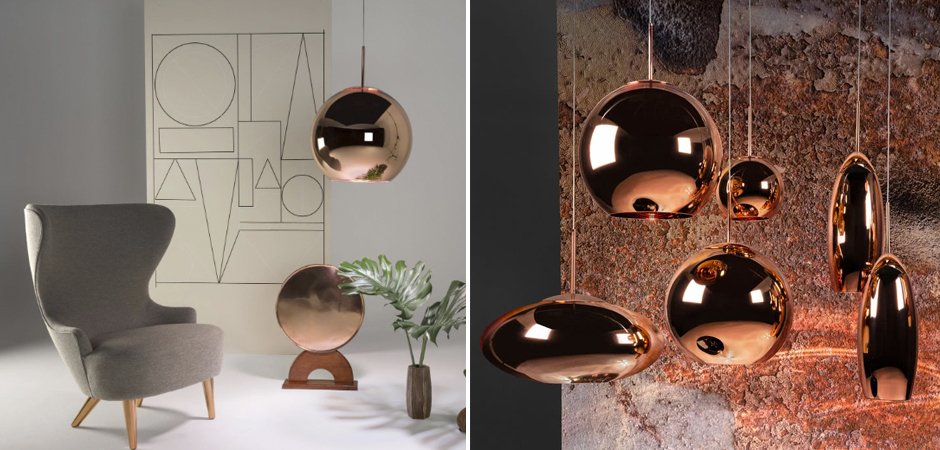 Люстра Tom Dixon Copper Wide Pendant Lamp Люстра Tom Dixon Copper Wide Pendant Lamp - Loft-Concept в Орле