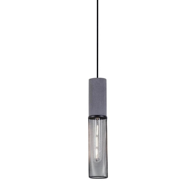 Подвесной светильник RH Riveted Mesh Lighting Серый Черный матовый в Орле | Loft Concept 