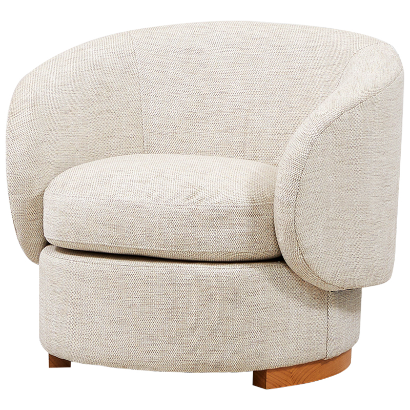 Кресло Toby Beige Armchair Бежевый Древесина Кресло Toby Beige Armchair Бежевый Древесина в Орле | Loft Concept