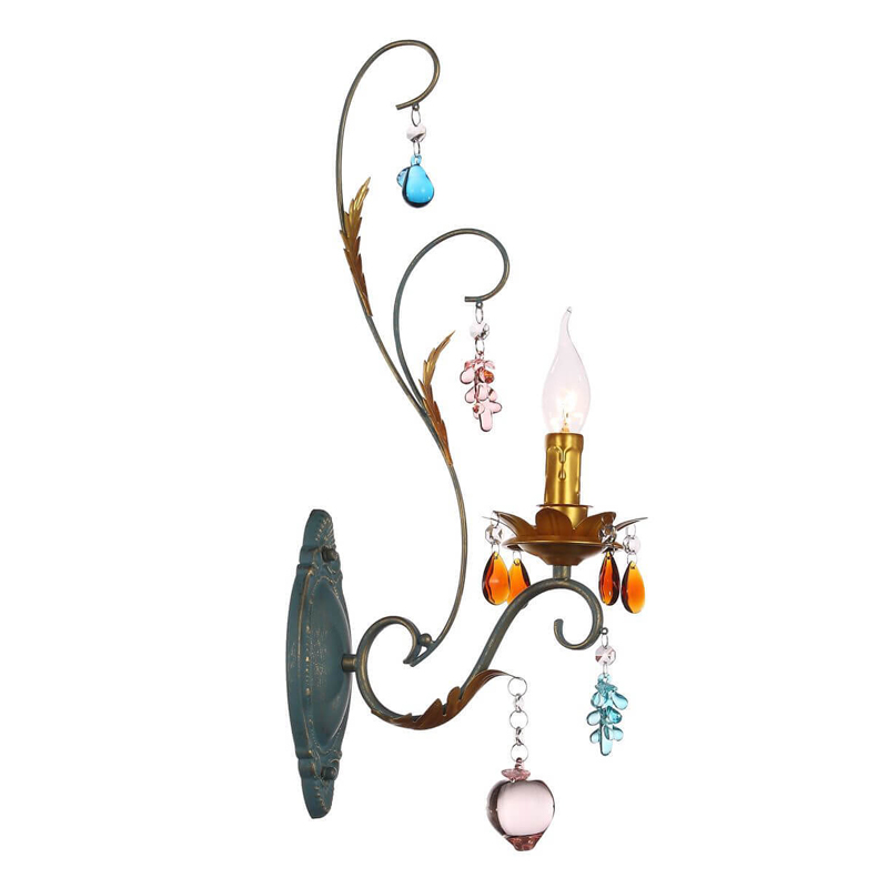 Бра Colored Glass Pendant Sconce Мульти Бра Colored Glass Pendant Sconce Мульти в Орле | Loft Concept