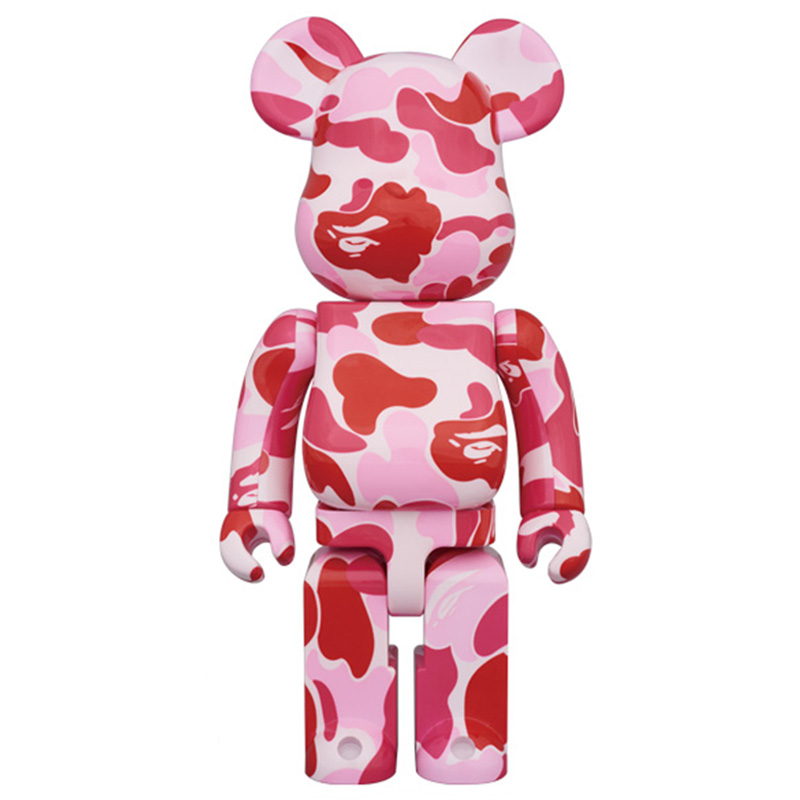 Статуэтка Bearbrick Camouflage Pink Розовый Красный Статуэтка Bearbrick Camouflage Pink Розовый Красный в Орле | Loft Concept