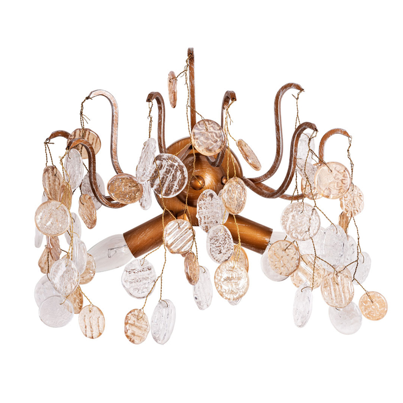 Бра FAIRYTREE Wall Lamp Amber Бронза Янтарный Прозрачное Стекло Бра FAIRYTREE Wall Lamp Amber Бронза Янтарный Прозрачное Стекло в Орле | Loft Concept