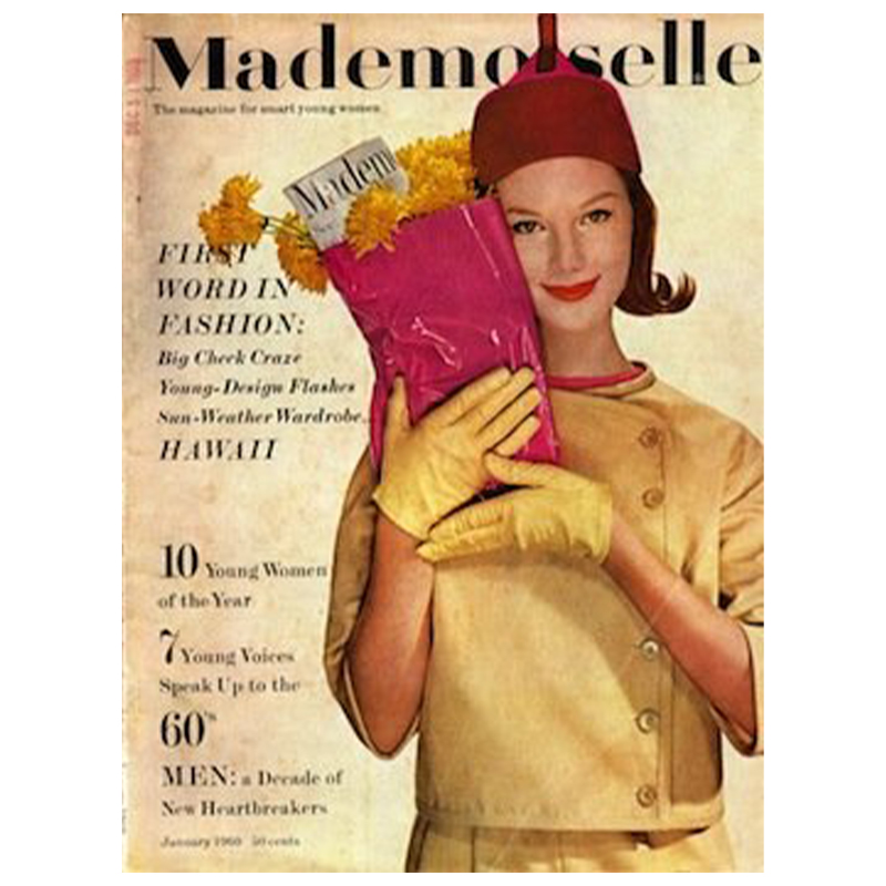 Постер Mademoiselle Cover 1960 January Постер Mademoiselle Cover 1960 January в Орле | Loft Concept