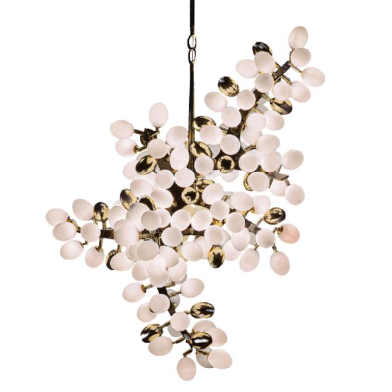 Люстра дизайнерска Valiant Chandelier Vertical Barlas Baylar Бронза Белый Люстра дизайнерска Valiant Chandelier Vertical Barlas Baylar Бронза Белый в Орле | Loft Concept