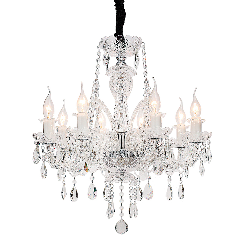 Люстра Markel Chandelier 57 Хром Прозрачный Люстра Markel Chandelier 57 Хром Прозрачный в Орле | Loft Concept