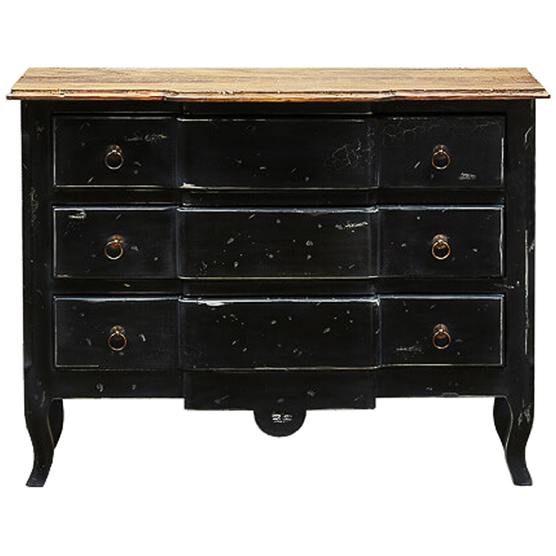 Комод в винтажном стиле Renee Black Vintage Commode Черный Коричневый Винтажный черный Комод в винтажном стиле Renee Black Vintage Commode Черный Коричневый Винтажный черный в Орле | Loft Concept