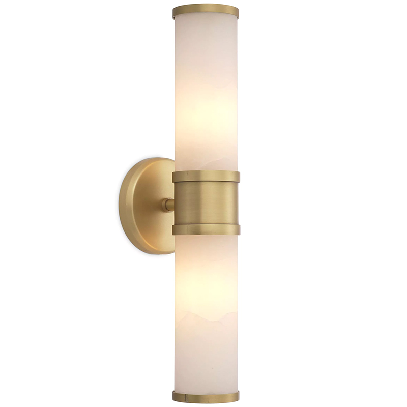 Бра Eichholtz Wall Lamp Claridges Double Латунь Бежевый Бра Eichholtz Wall Lamp Claridges Double Латунь Бежевый в Орле | Loft Concept